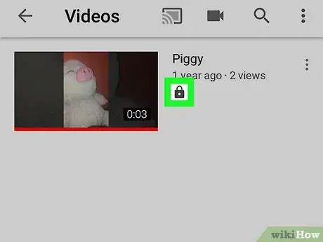 Image titled Access Private Videos on YouTube on Android Step 4