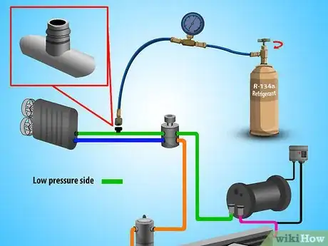 Image titled Retrofit Air Conditioning in Cars to New Refrigerant Step 11