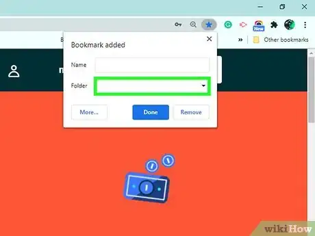 Image titled Save a Bookmark in Chrome Step 12