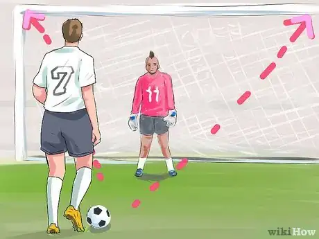 Image titled Read a Soccer Penalty Shot if You're a Goalie Step 2