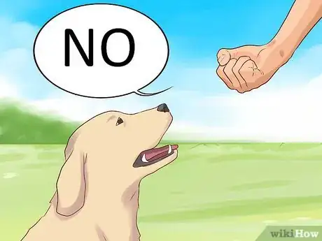 Image titled Tell Your Dog No Step 1