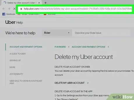 Image titled Cancel an Uber Account Step 8