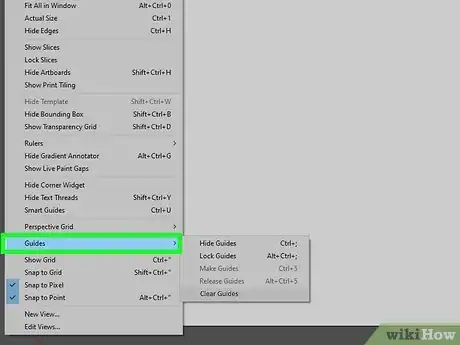 Image titled Remove Guides in Illustrator Step 3