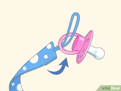 Image titled Use a Pacifier Clip Step 4