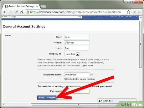 Image titled Change Your Name on Facebook So People Can Search Your Maiden or Married Name Step 9