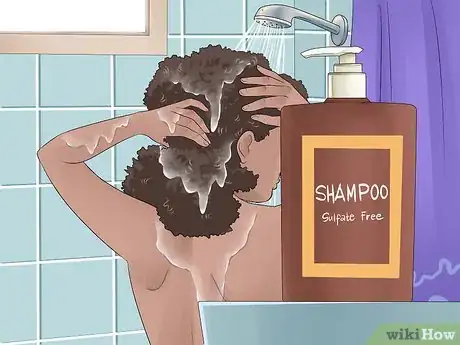 Image titled Wash Frizzy Hair Step 1