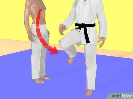 Image titled Do A Side Kick Step 5