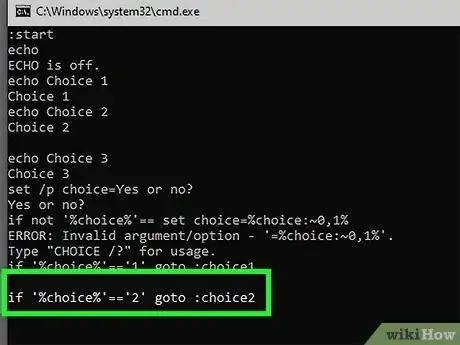 Image titled Create Options or Choices in a Batch File Step 14