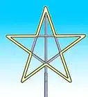 Make a Large Christmas Star