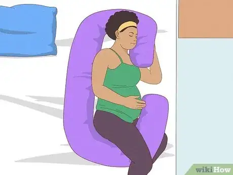 Image titled Lie Down in Bed During Pregnancy Step 8