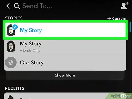 Image titled Post to Snapchat Stories Step 6