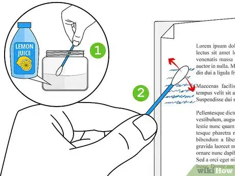 Image titled Erase Ink from a Paper Step 3