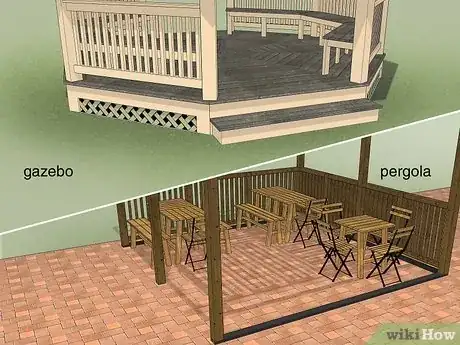 Image titled Pergola vs Gazebo Step 3