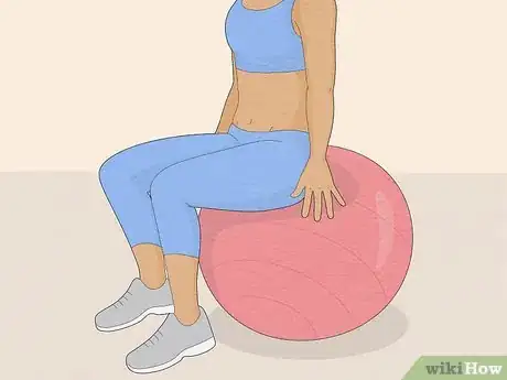 Image titled Do Sit Ups With an Exercise Ball Step 2