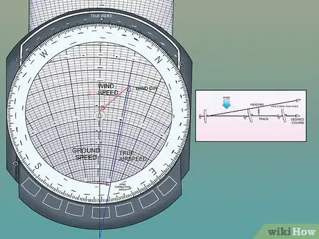 Image titled Use a Graphic Flight Computer to Find Ground Speed and True Heading Step 7