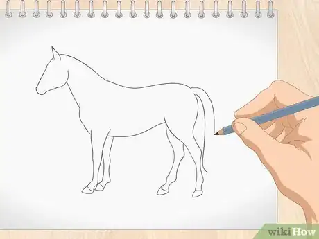 Image titled Draw a Simple Horse Step 12