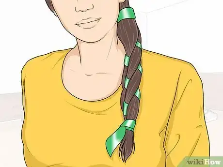 Image titled Braid Your Hair with a Ribbon Step 8