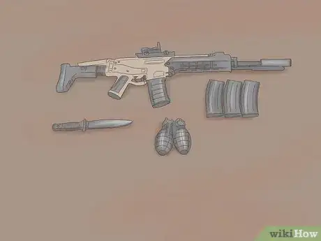 Image titled Create a Good Loadout for Yourself in Airsoft Step 03