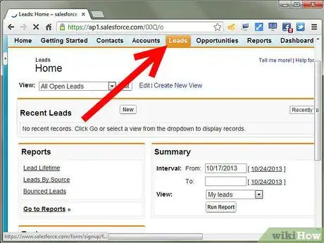 Image titled Create a Lead in Salesforce Step 2