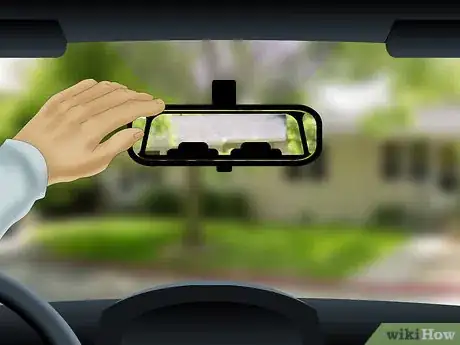 Image titled Use the Rear View Mirror Step 5