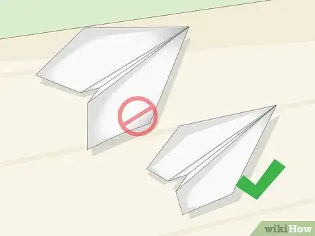 Image titled Improve the Design of any Paper Airplane Step 2