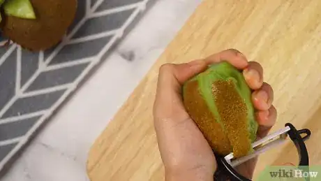 Image titled Cut Kiwi for Decoration Step 8