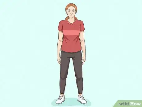 Image titled Perform Jumping Jacks Step 1