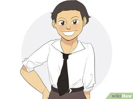 Image titled Add a Tomboy Touch to a School Uniform Step 6