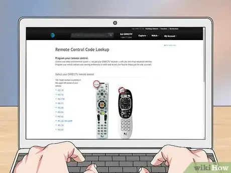 Image titled Program a Direct TV Remote Control Step 1