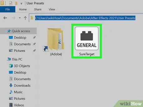 Image titled Install After Effects Presets Step 3