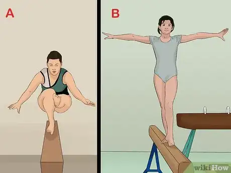 Image titled Walk on a Gymnastics Balance Beam Step 17