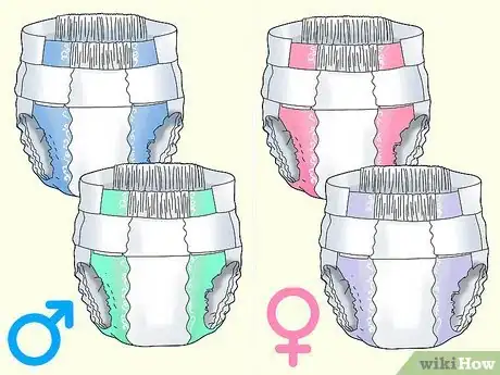 Image titled Differentiate Between Disposable Diapers, Potty Training Pants and Bedwetting Diapers Step 2