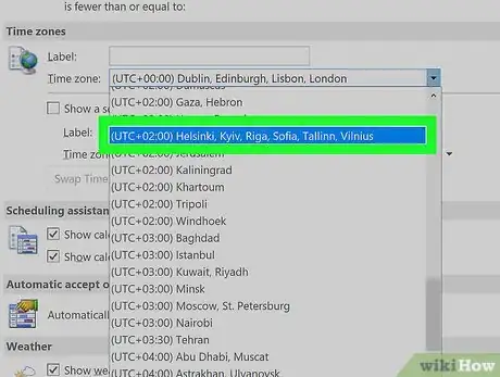 Image titled Change the Time Zone in Outlook Step 6