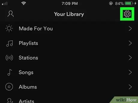 Image titled Log Out on Spotify on iPhone or iPad Step 3