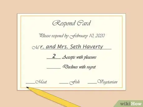 Image titled Fill Out a Wedding RSVP Step 3