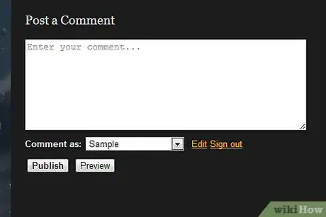 Image titled Post a Comment on a Blog With an Embedded Link Step 2