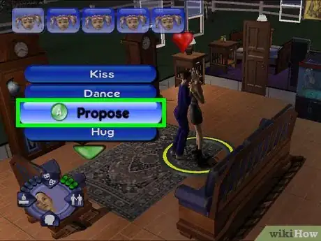 Image titled Get Married in The Sims Bustin' Out (PS2) Step 15