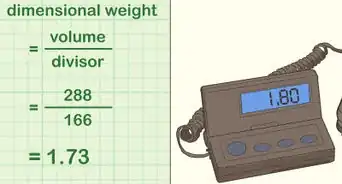 Measure the Length x Width x Height of Shipping Boxes