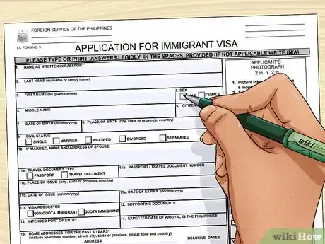 Image titled Apply for a Philippines Visa Step 11