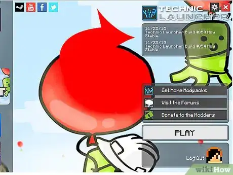 Image titled Use the Technic Launcher (and Custom Modpacks) Step 2