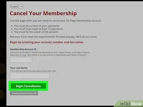 Image titled Cancel Six Flags Membership Step 4