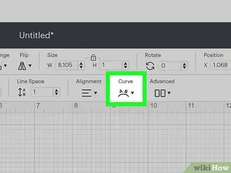Image titled Curve Text in Cricut Step 4