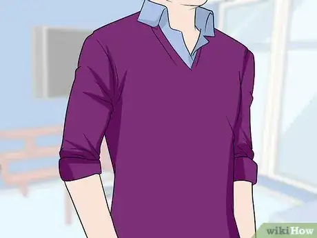 Image titled Wear a Sweater over a Dress Shirt Step 12