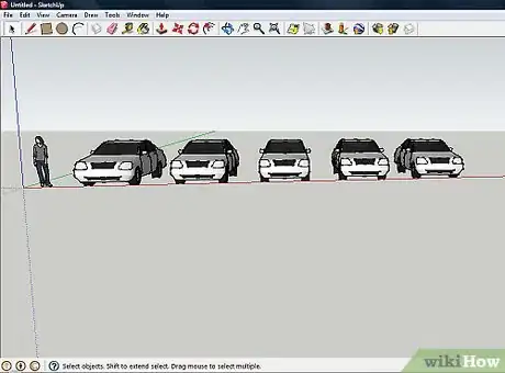 Image titled Copy and Create Arrays in SketchUp Step 5