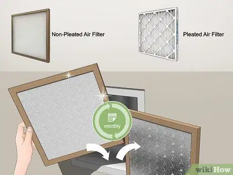 Image titled Change a Home Air Filter Step 2