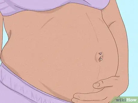 Image titled Manage Belly Button Rings During Pregnancy Step 4