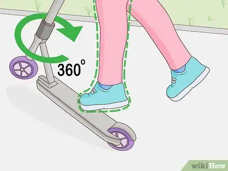 Image titled Do Beginner Kick Scooter Tricks Step 19