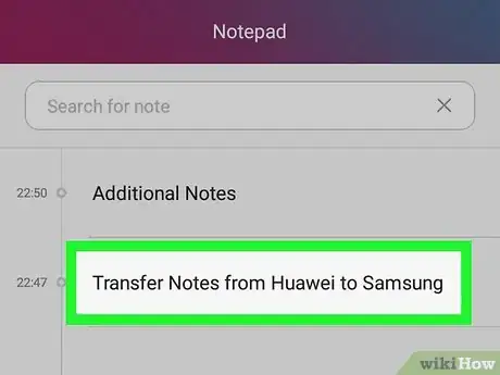 Image titled Transfer Notes from Huawei to Samsung Step 4