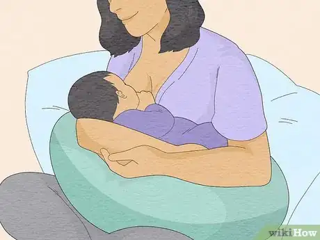 Image titled Use a Breast Feeding Pillow Step 6